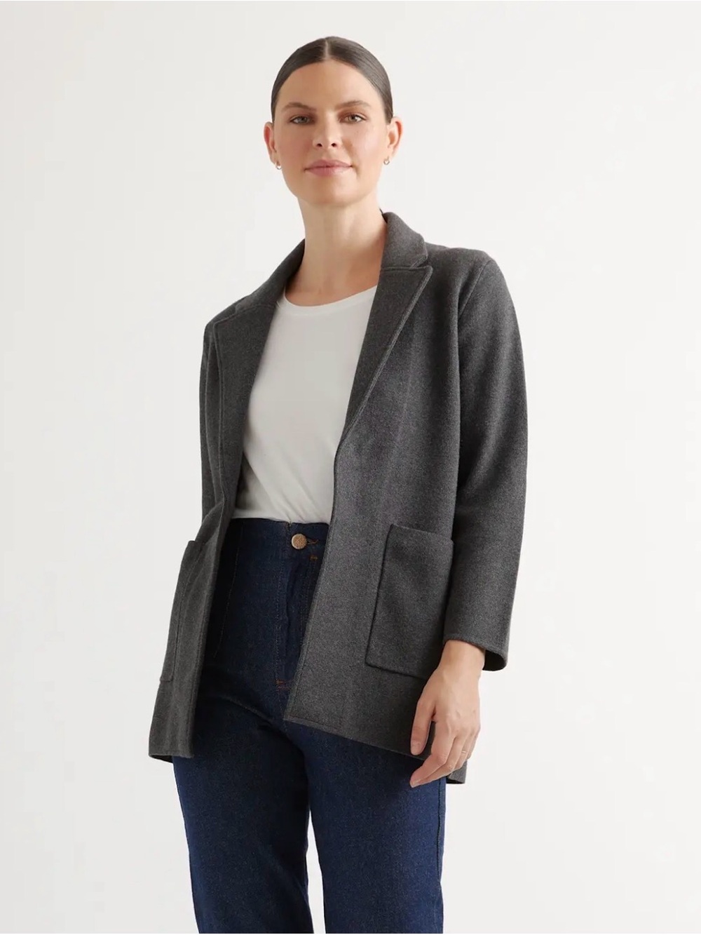 Quince 100% Organic Cotton Blazer